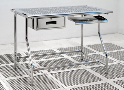 Cleanroom Ergo Table - Perforated Top
