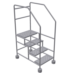 Cleanroom 4 Step Stool 