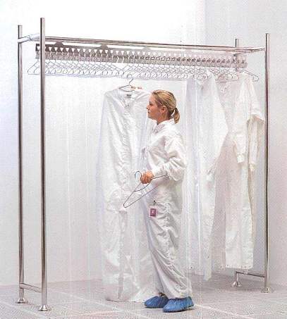 Gownracks - For Full Length Cleanroom Coveralls