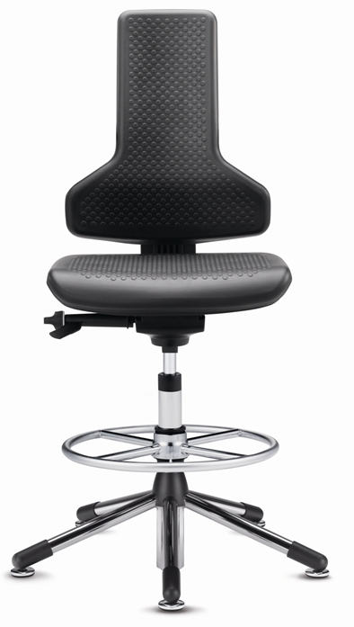 Cleanroom Ergo Chair with foot-ring - PU