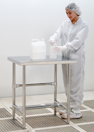 Cleanroom Heavy Duty Table - Solid Top