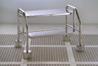 Cleanroom 2 Step Stool