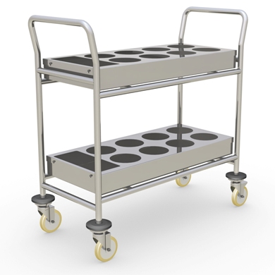 Cleanroom Chemical Transport Cart