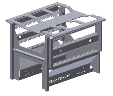 4 Inch Metal Wafer Cassette